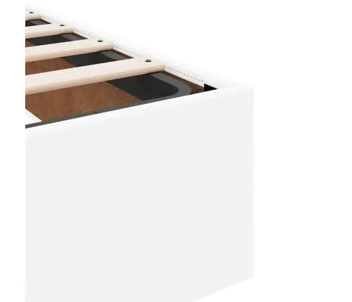 Osmaņu Gultas Rāmis Bez Matrača Balta 80X200 Cm Mākslīgā Āda Vidaxl