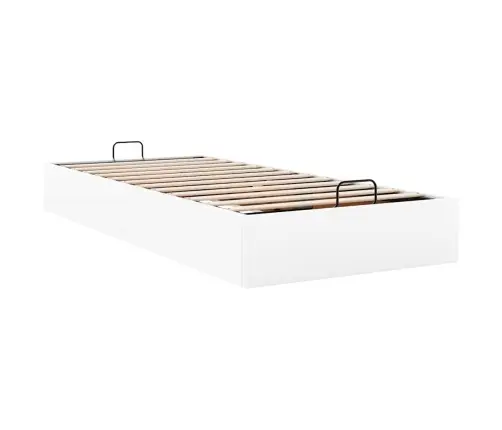 Osmaņu Gultas Rāmis Bez Matrača Balta 90X200 Cm Mākslīgā Āda Vidaxl