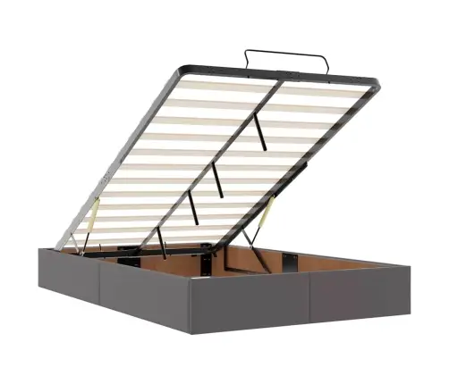 Ottomani Voodiraam Ilma Madratsita, Hall, 120X200 cm Kunstnahk