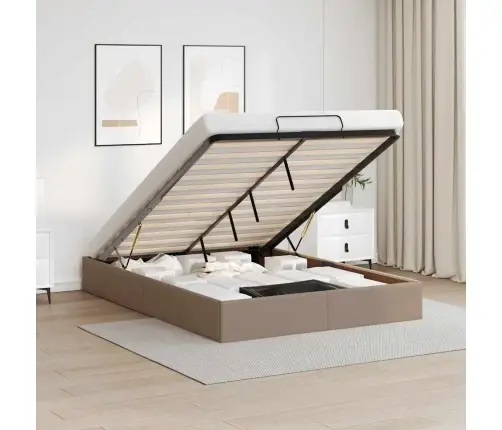 Ottomani Voodiraam Ilma Madratsita, 140X190cm Kunstnahk