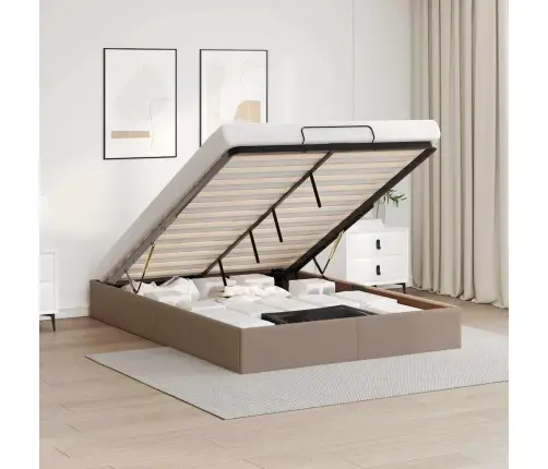 Ottomani Voodiraam Ilma Madratsita, 140X200 cm Kunstnahk