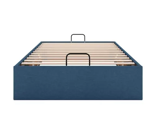 Ottomani Voodiraam Ilma Madratsita, Sinine, 90X200 cm Kangas