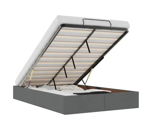 Ottomani Voodiraam Ilma Madratsit, Tumehall, 120X200cm Kangas