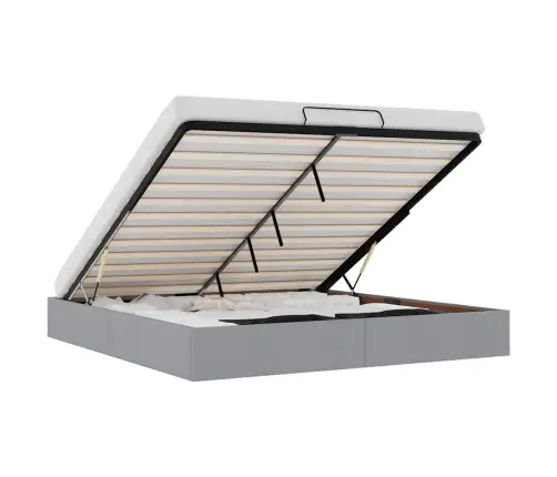 Osmanų Lovos Rėmas Be Čiužinio Šviesiai Pilkas Audinys