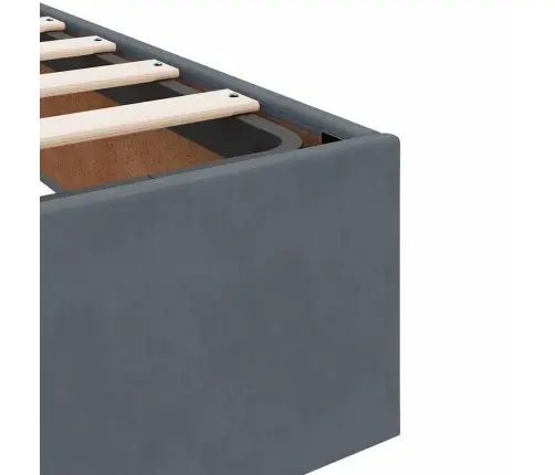 Osmaņu Gultas Rāmis Bez Matrača Gaiši Pelēks 80X200 Cm Samts Vidaxl