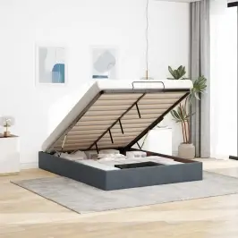 Ottomani Voodiraam Ilma Madratsita, 140X200 cm Samet