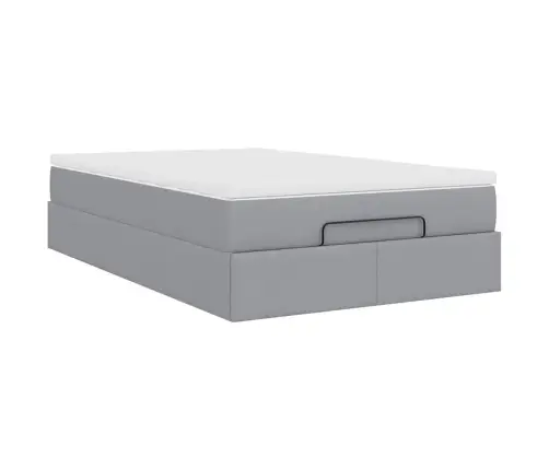 Osmaņu Gultas Rāmis Ar Matrača Gaiši Pelēks 120X190 Cm Audums Vidaxl Osmaņu Gultas Rāmis Ar Matrača Gaiši Pelēks 120X190 Cm Audums Vidaxl