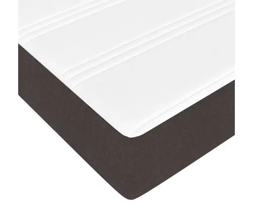 Osmaņu Gultas Rāmis Ar Matrača Tumši Brūns 160X200Cm Audums Vidaxl