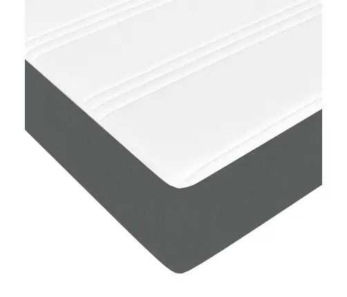 Osmaņu Gultas Rāmis Ar Matrača Tumši Pelēks 180X200Cm Audums Vidaxl