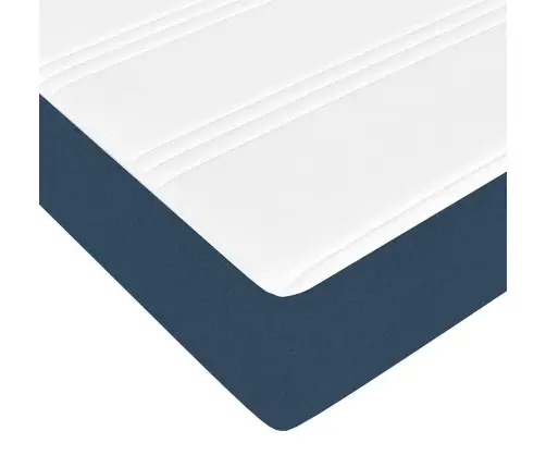 Ottomani Voodi Madratsiga, Sinine, 180X200 cm Kangas