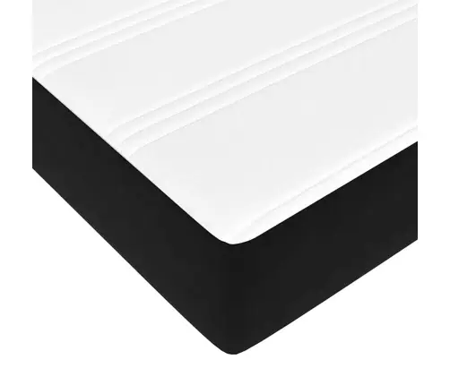 Osmaņu Gultas Rāmis Ar Matrača Melns 100X200Cm Samts Vidaxl