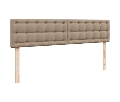 Osmaņu Gultas Rāmis Ar Matračiem Kapučīno 200X200Cm Vidaxl