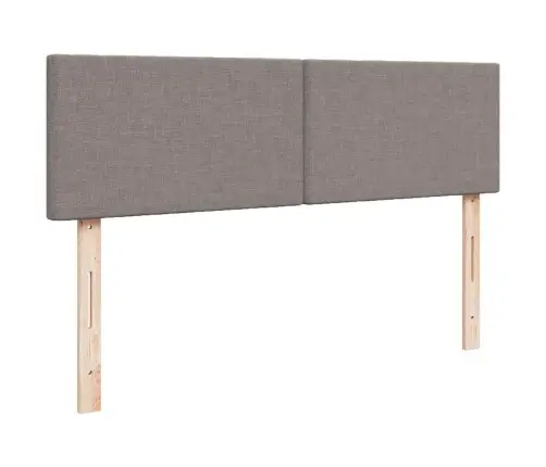 Osmaņu Gultas Rāmis Ar Matrača Pelēkbrūna 140X200 Cm Audums Vidaxl