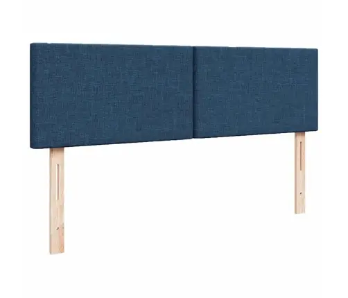 Osmanų Lovos Rėmas Su Čiužiniu, Mėlynas, 140X200cm Audinys