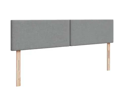 Osmaņu Gultas Rāmis Ar Matrača Gaiši Pelēks 160X200 Cm Audums Vidaxl