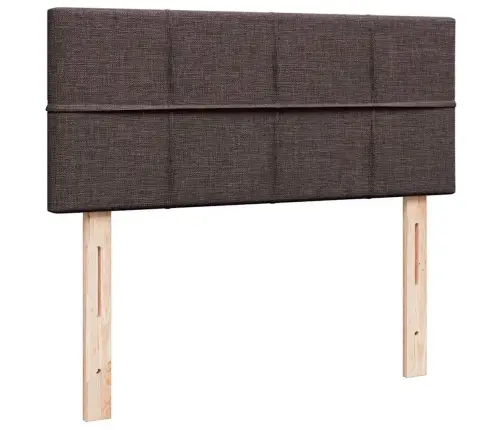 Osmaņu Gultas Rāmis Ar Matrača Tumši Pelēks 120X190 Cm Audums Vidaxl