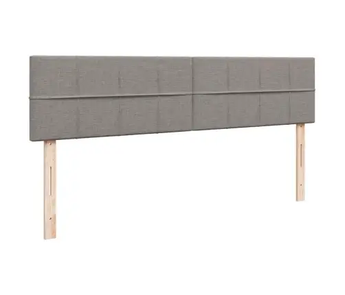 Osmaņu Gultas Rāmis Ar Matrača Pelēkbrūns 160X200 Cm Audums Vidaxl