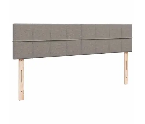 Osmaņu Gultas Rāmis Ar Matrača Pelēkbrūns 180X200Cm Audums Vidaxl