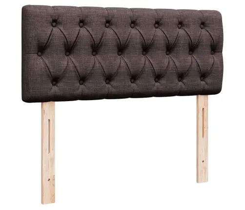 Osmaņu Gultas Rāmis Ar Matrača Tumši Pelēks 120X190 Cm Audums Vidaxl