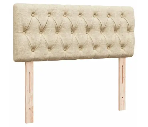 Osmanų Lovos Rėmas Su Čiužiniu, Kreminis, 120X200cm Audinys