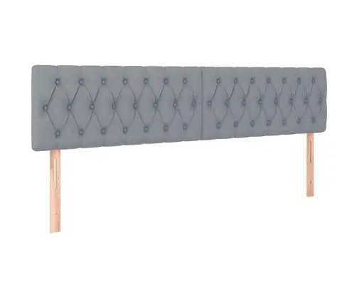 Osmaņu Gultas Rāmis Ar Matrača Gaiši Pelēks 180X200 Cm Audums Vidaxl