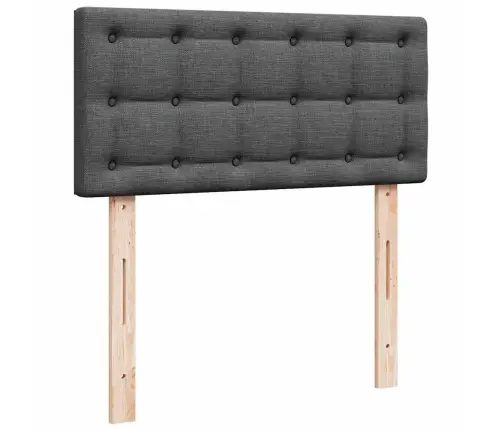 Osmaņu Gultas Rāmis Ar Matrača Tumši Pelēks 80X200 Cm Audums Vidaxl Osmaņu Gultas Rāmis Ar Matrača Tumši Pelēks 80X200 Cm Audums Vidaxl