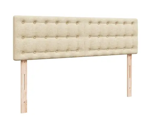 Osmaņu Gultas Rāmis Ar Matrača Krēma 140X200 Cm Audums Vidaxl Osmaņu Gultas Rāmis Ar Matrača Krēma 140X200 Cm Audums Vidaxl