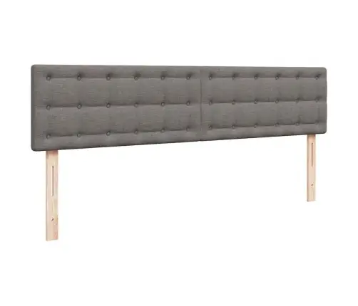 Osmaņu Gultas Rāmis Ar Matrača Pelēkbrūns 160X200 Cm Audums Vidaxl