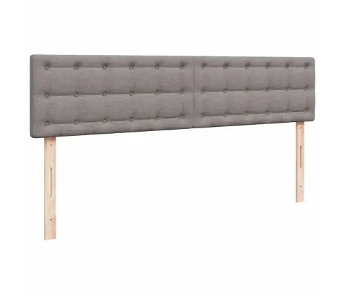 Osmanų Lova Su Čiužiniu Taupe 200X200 Cm Audinys