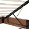 Osmaņu Gultas Rāmis Ar Matrača Rozā 80X200Cm Samts Vidaxl