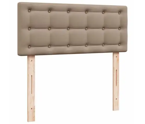 Osmaņu Gulta Ar Matračiem Un Led, Kapučīno, 120X190 Cm Vidaxl