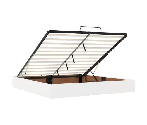 Osmaņu Gultas Rāmis Ar Matrača Tīri Balts 200X200Cm Vidaxl