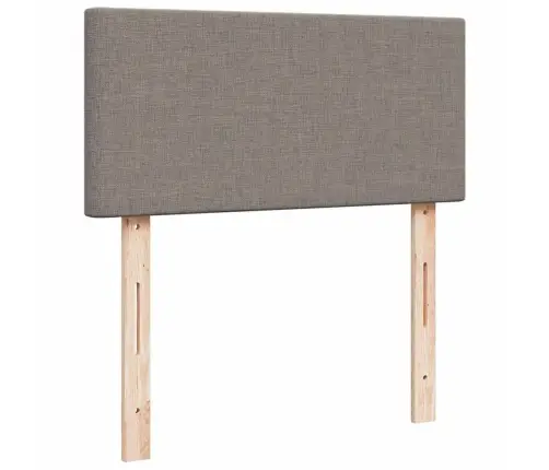 Osmaņu Gultas Rāmis Ar Matrača Pelēkbrūns 80X200 Cm Audums Vidaxl