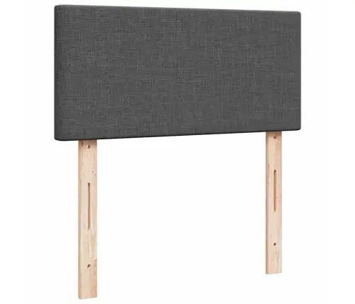 Osmaņu Gultas Rāmis Ar Matrača Tumši Pelēks 100X200 Cm Audums Vidaxl