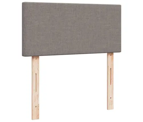 Osmaņu Gultas Rāmis Ar Matrača Pelēkbrūna 100X200 Cm Audums Vidaxl