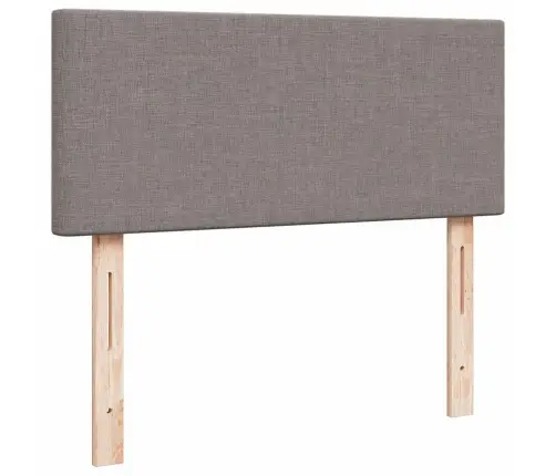 Osmaņu Gultas Rāmis Ar Matrača Pelēkbrūns 120X200Cm Audums Vidaxl