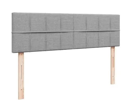 Osmanų Lovos Rėmas Su Čiužiniu, Pilkas, 140X200cm Audinys