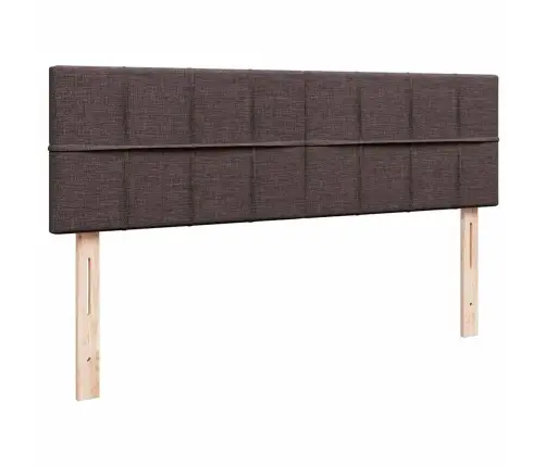 Osmaņu Gultas Rāmis Ar Matrača Tumši Pelēks 140X200Cm Audums Vidaxl