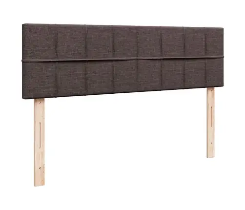 Osmanų Lovos Rėmas Su Čiužiniu, Rudas, 160X200 cm Audinys