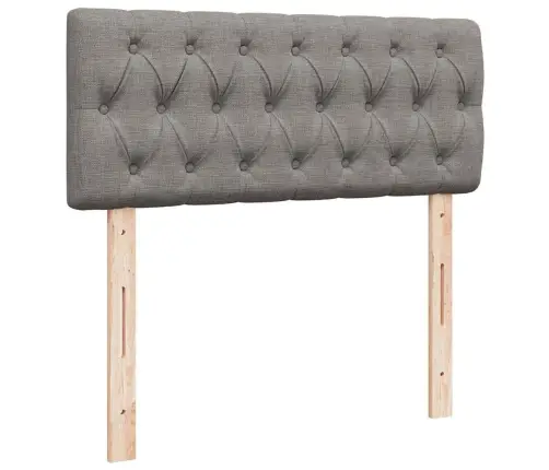 Osmaņu Gultas Rāmis Ar Matrača Pelēkbrūns 120X200 Cm Audums Vidaxl