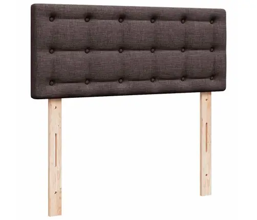 Osmaņu Gultas Rāmis Ar Matrača Tumši Pelēks 120X190 Cm Audums Vidaxl