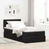 Osmaņu Gultas Rāmis Ar Matrača Melns 90X190Cm Samts Vidaxl Osmaņu Gultas Rāmis Ar Matrača Melns 90X190Cm Samts Vidaxl