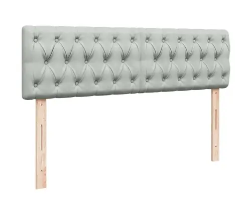 Osmanų Lovos Rėmas Su Čiužiniu, Pilkas, 140X190cm Aksomas