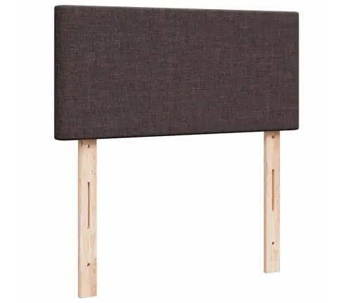 Osmanų Lovos Rėmas Su Čiužiniais, Rudas, 160X200cm Audinys