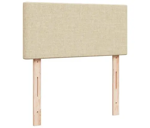 Osmanų Lovos Rėmas Su Čiužiniais, Kreminis, 200X200cm Audinys