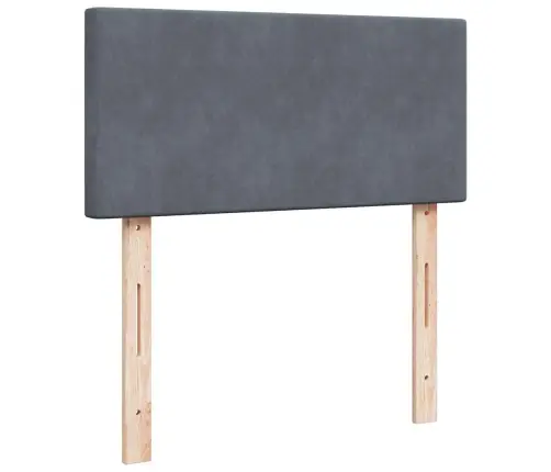 Osmaņu Gultas Rāmis Ar Matračiem Tumši Pelēks 160X200Cm Audums Vidaxl