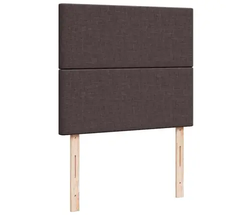 Osmaņu Gultas Rāmis Ar Matrača Tumši Pelēks 120X190Cm Audums Vidaxl