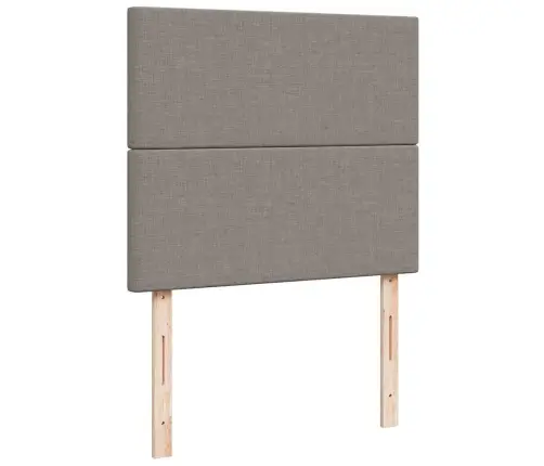 Osmaņu Gultas Rāmis Ar Matrača Pelēkbrūns 120X190Cm Audums Vidaxl