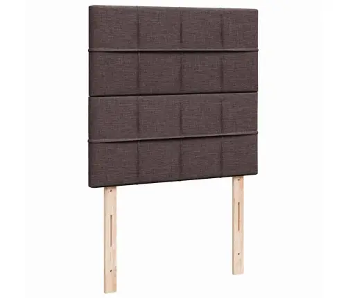 Osmanų Lovos Rėmas Su Čiužiniu, Rudas, 80X200cm Audinys