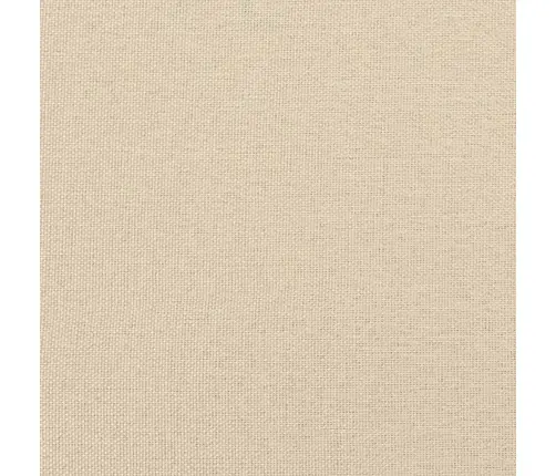 Ottomani Voodi Madratsiga, Kreemjas, 100X200 cm Kangas